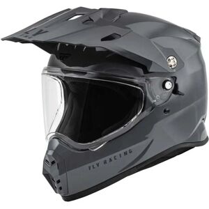 Casque Cross FLY Trekker Solid Gris - Casque - Publicité Casque Cross FLY Trekker Solid Gris - Casque - Publicité
