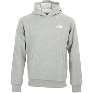 The North Face Men's Raglan Redbox Hoodie (T92ZWU) - light grey heather The North Face Men's Raglan Redbox Hoodie (T92ZWU) - light grey heather