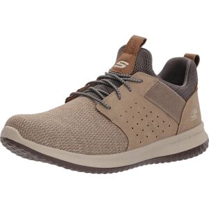 Skechers Men's Taupe Wide US Sneakers - Sporty Casual Footwear Skechers Men's Taupe Wide US Sneakers - Sporty Casual Footwear