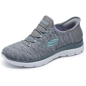 SKECHERS DYNAMIGHT-BREAK-THROUGH - Grau, Damen, Slip-On Sneaker SKECHERS DYNAMIGHT-BREAK-THROUGH - Grau, Damen, Slip-On Sneaker