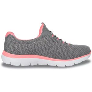 Skechers Summits Ladies Slip On Trainers - Grey/Pink - Trainers Skechers Summits Ladies Slip On Trainers - Grey/Pink - Trainers