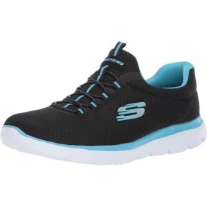 Skechers Summits Black Shoes - Slip On Trainers for Women Skechers Summits Black Shoes - Slip On Trainers for Women