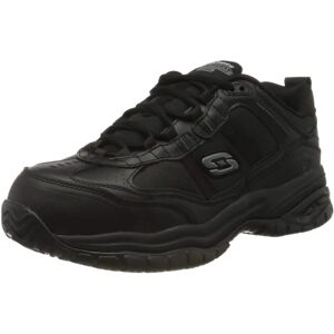 Skechers Men Safety Shoes - Black - Grinnell - Soft Stride - Safety Type Skechers Men Safety Shoes - Black - Grinnell - Soft Stride - Safety Type