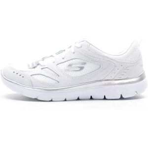 Skechers Summits Suited White Sneakers - Sport Shoes Skechers Summits Suited White Sneakers - Sport Shoes