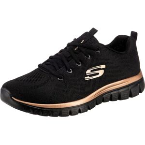 Skechers Damen Graceful Get Connected Leichtes Trainer - Schwarz - Sportschuhe Skechers Damen Graceful Get Connected Leichtes Trainer - Schwarz - Sportschuhe