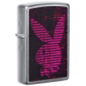 Zippo Playboy Street Chrom Feuerzeug - Feuerzeug Zippo Playboy Street Chrom Feuerzeug - Feuerzeug