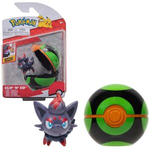 Jazwares Pokémon Zorua & Dusk Ball Clip 'n' Go - Toy Jazwares Pokémon Zorua & Dusk Ball Clip 'n' Go - Toy