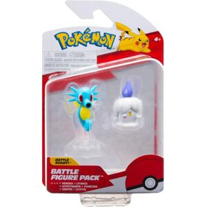 Conjunto de Figuras de Batalha Pokémon Litwick e Horsea 5cm Conjunto de Figuras de Batalha Pokémon Litwick e Horsea 5cm