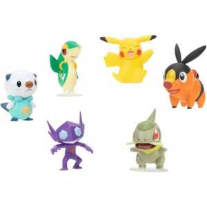 Jazwares Sableye Axew Snivy Tepig Pikachu - Figuras de Ação Jazwares Sableye Axew Snivy Tepig Pikachu - Figuras de Ação