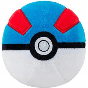 Jazwares Pokémon Great Ball Plush Toy - Soft & Collectible Jazwares Pokémon Great Ball Plush Toy - Soft & Collectible