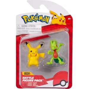 Jazwares Pack de 2 Figurines Pokémon Treecko & Pikachu Jazwares Pack de 2 Figurines Pokémon Treecko & Pikachu
