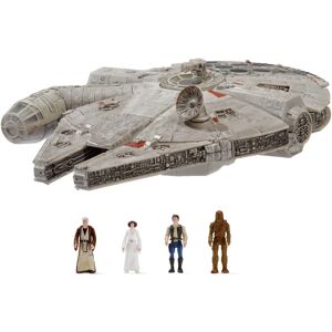 Jazwares Millennium Falcon Vehicle & Figures - Star Wars Micro Galaxy Jazwares Millennium Falcon Vehicle & Figures - Star Wars Micro Galaxy