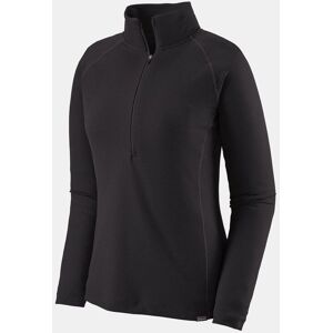 Patagonia Black Midweight Zip-Neck Women's Top - Long Sleeve Shirt Patagonia Black Midweight Zip-Neck Women's Top - Long Sleeve Shirt