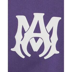 Amiri M.A. Paarse Hoodie - Oversized, French Terry, Gemaakt in USA Amiri M.A. Paarse Hoodie - Oversized, French Terry, Gemaakt in USA