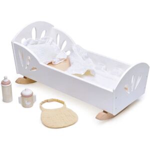 Tender Leaf Toys Lit de poupée Cygne - Pieds à bascule, Accessoires, 18+ Tender Leaf Toys Lit de poupée Cygne - Pieds à bascule, Accessoires, 18+
