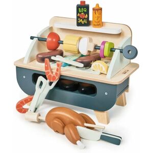 Set Barbecue en Bois Tender Leaf avec Accessoires - Jeu pour Enfants Set Barbecue en Bois Tender Leaf avec Accessoires - Jeu pour Enfants