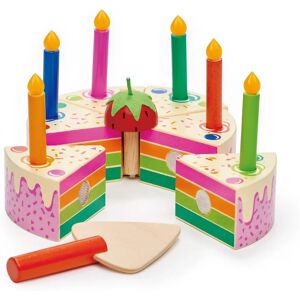 Tender Leaf Jouets Gâteau d'anniversaire Arc-en-ciel en bois - Jouet - Publicité Tender Leaf Jouets Gâteau d'anniversaire Arc-en-ciel en bois - Jouet - Publicité