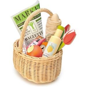 Tender Leaf Jouets - Panier en osier avec des marchandises - Jouet en bois pour enfants Tender Leaf Jouets - Panier en osier avec des marchandises - Jouet en bois pour enfants