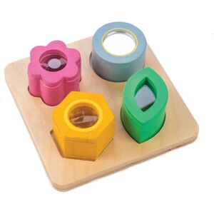 Toys Tactiles de Forme Sensorielle Tender Leaf - Bois, Miroir, 4 Pièces - 18M+ Toys Tactiles de Forme Sensorielle Tender Leaf - Bois, Miroir, 4 Pièces - 18M+