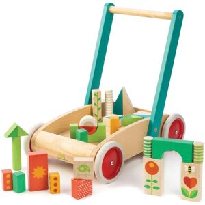 Tender Leaf Spielzeug Baby Lauflernhilfe - Holz Laufwagen mit Bauklötzen Tender Leaf Spielzeug Baby Lauflernhilfe - Holz Laufwagen mit Bauklötzen