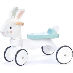 Tender Leaf Toys Lapin en Bois Blanc pour Enfant - Véhicule à Roulettes Tender Leaf Toys Lapin en Bois Blanc pour Enfant - Véhicule à Roulettes