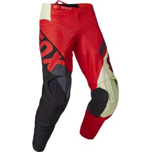 Fox 180 Xpozr Motocross Broeken - Zwart Rood - Regelmatige pasvorm Fox 180 Xpozr Motocross Broeken - Zwart Rood - Regelmatige pasvorm