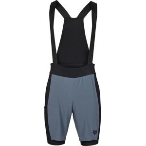 Fox Flexair Ascent Grey Bib Shorts - Bib Shorts Fox Flexair Ascent Grey Bib Shorts - Bib Shorts