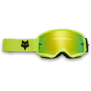 Fox Main Yellow Fluorescent Motorcycle Goggles - Goggles Fox Main Yellow Fluorescent Motorcycle Goggles - Goggles