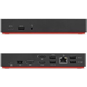 Lenovo ThinkPad Hybrid USB-C with USB-A Dock - Docking Station - USB-C - 2 x HDMI, 2 x DP - GigE - 135W Lenovo ThinkPad Hybrid USB-C with USB-A Dock - Docking Station - USB-C - 2 x HDMI, 2 x DP - GigE - 135W