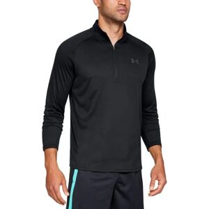 Under Armour Men’s Black UA Tech ½ Zip Long Sleeve - Clothing Under Armour Men’s Black UA Tech ½ Zip Long Sleeve - Clothing