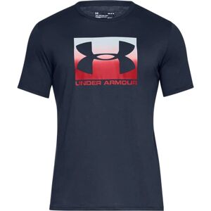Under Armour UA Boxed Sportstyle T-shirt med kort ärm (1329581) - (1329581-408) akademi/vit Under Armour UA Boxed Sportstyle T-shirt med kort ärm (1329581) - (1329581-408) akademi/vit
