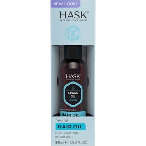 Huile capillaire réparatrice de Hask - 2 onces d'huile d'argan - Publicité Huile capillaire réparatrice de Hask - 2 onces d'huile d'argan - Publicité