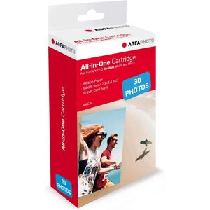 AgfaPhoto AMC30 Papier Fotograficzny - 30 Arkuszy - Kompatybilny z Realipix Mini & Kodak AgfaPhoto AMC30 Papier Fotograficzny - 30 Arkuszy - Kompatybilny z Realipix Mini & Kodak