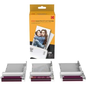 Kodak 30 Pack 4PASS Photo Paper & Cartridge - All-in-One, 21x34 cm Kodak 30 Pack 4PASS Photo Paper & Cartridge - All-in-One, 21x34 cm