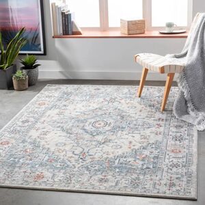 SURYA Blue Vintage Rug - High-Traffic Indoor Floor Covering SURYA Blue Vintage Rug - High-Traffic Indoor Floor Covering