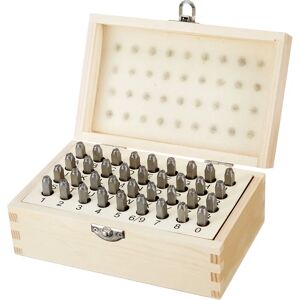 AmazonBasics Steel & Leather Stamp Kit - 3.81mm - Stamp Kit AmazonBasics Steel & Leather Stamp Kit - 3.81mm - Stamp Kit