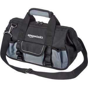 Sac à outils AmazonBasics - 305 Cm - 16 compartiments - Gris/Noir - Publicité Sac à outils AmazonBasics - 305 Cm - 16 compartiments - Gris/Noir - Publicité