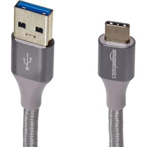AmazonBasics USB-kabel - 0,9 m Grijs - USB 3.2 Gen 1 AmazonBasics USB-kabel - 0,9 m Grijs - USB 3.2 Gen 1