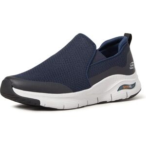 Skechers Mens Arch Fit Banlin Navy Slip On Trainers - Trainers Skechers Mens Arch Fit Banlin Navy Slip On Trainers - Trainers