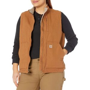 Gilet Carhartt Doublé Sherpa (104224) - marron - Publicité Gilet Carhartt Doublé Sherpa (104224) - marron - Publicité