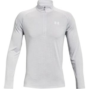 Under Armour Light Grey Tech 1/2 Zip Long Sleeve - T-shirt Under Armour Light Grey Tech 1/2 Zip Long Sleeve - T-shirt
