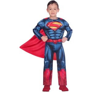 Amscan Superman Costume for Kids & Adults - Blue & Red - Official DC Superhero Fancy Dress Amscan Superman Costume for Kids & Adults - Blue & Red - Official DC Superhero Fancy Dress