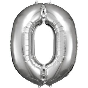 Globo de fiesta plateado Amscan 9906285 - Globo Globo de fiesta plateado Amscan 9906285 - Globo