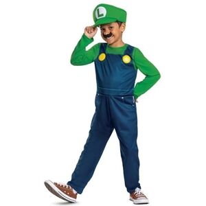 Jakks Pacific Super Mario Bros. Luigi Costume - Size 7/8 - Costumes Jakks Pacific Super Mario Bros. Luigi Costume - Size 7/8 - Costumes