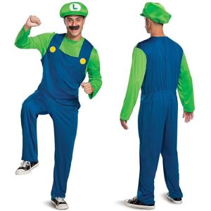Disguise Luigi Classic Super Mario Costume - Adult XL Disguise Luigi Classic Super Mario Costume - Adult XL