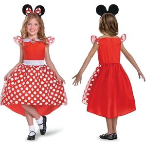 Disney Minnie Mouse Girl Costume - Red Polka Dots - Carnival Party Disney Minnie Mouse Girl Costume - Red Polka Dots - Carnival Party