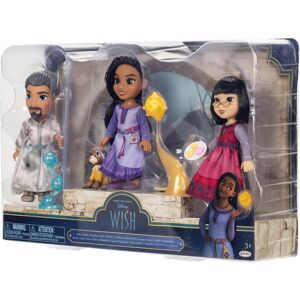 Ensemble de Poupées Disney Wish - Asha, Dahlia & Magnifico - 15cm - Collector - Publicité Ensemble de Poupées Disney Wish - Asha, Dahlia & Magnifico - 15cm - Collector - Publicité