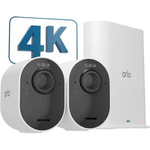 Arlo Ultra 2 Kabelloses 4K HDR Sicherheitssystem - Schwarz / Weiß Arlo Ultra 2 Kabelloses 4K HDR Sicherheitssystem - Schwarz / Weiß