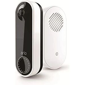 Arlo Brand Model Wireless Video Doorbell - Video Doorbell, Black/White Arlo Brand Model Wireless Video Doorbell - Video Doorbell, Black/White