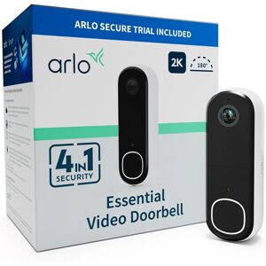 Arlo Essential 2K Video Doorbell - White - Smart Doorbell - 2nd Gen. Arlo Essential 2K Video Doorbell - White - Smart Doorbell - 2nd Gen.